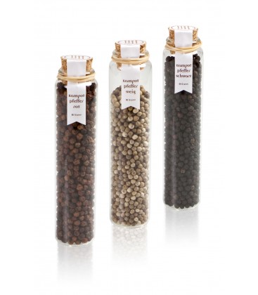 JusComte Kampot Pfeffer 3er Set, 3 x 60 g