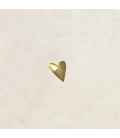 JusComte Gold Heart Pin