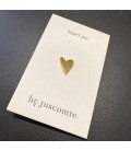 JusComte Gold Heart Pin