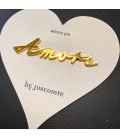 JusComte Gold Amore Pin